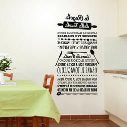 01465 Wall Stickers Adesivi Murali Aforisma Le regole della 