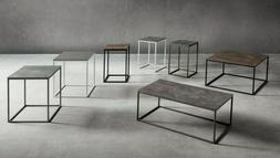 1 TAVOLINO HILARY BASI IN METALLO 5 COLORI / PIANI IN HPL 9 