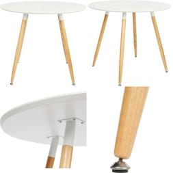 Da Pranzo Rotondo, Legno, Bianco, 90x90x74 Cm