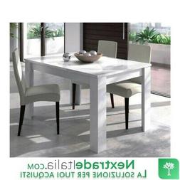 'kendra' Cm 90x140/190x78h Bianco Lucido.