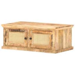 238005 Tavolino da Caff? 90x50x35 cm Legno Massello di Mango