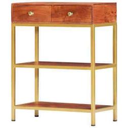 Consolle 60x30x75 Cm In Legno Massello D'acacia Arredamento 