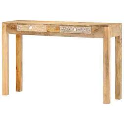 Consolle 120x30x75 Cm In Legno Massello Di Mango Arredamento