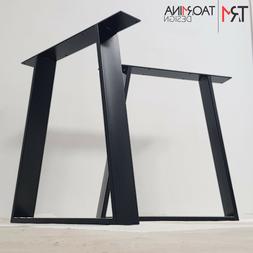 In Metallo, Gambe Per Tavolo In Ferro,  A Forma Di Trapezio