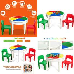 Attivit&agrave; Rotondo Per Bambini Con Pi&ugrave; Di 3 Anni Con 2 Sedie