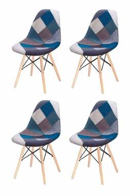 Cucina  Stile Nordico Design Patchwork Blu