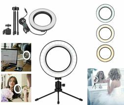 ANELLO LUMINOSO LED LUCE SELFIE VIDEO TREPPIEDI CERCHIO TRUC