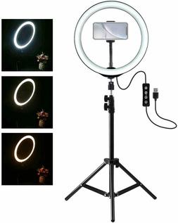 ANELLO LUMINOSO TREPPIEDI VIDEO LUCE LED FOTOGRAFIA CELLULAR