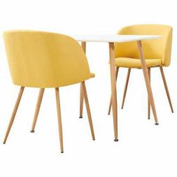 Sedie 3pz 2posti Schienale Giallo Ristorante Moderno Nuovo 3