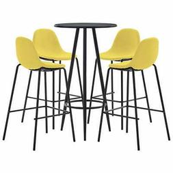 ax set tavolo sedie 5pz bar 4posti