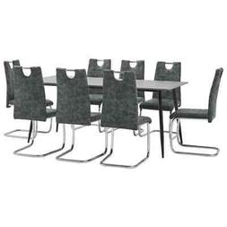 ax set tavolo sedie 9pz pranzo 8posti