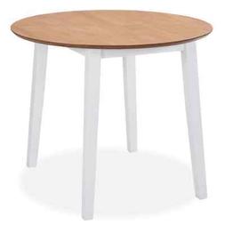 Ali Rotondo Mdf Bianco Legno Casa 90x75cm Cucine Nuovo 24537