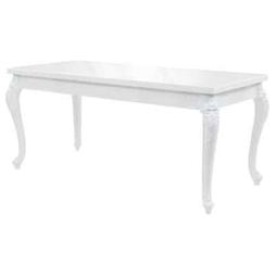 Pranzo Bianco Lucido Arredo Sala Cucina