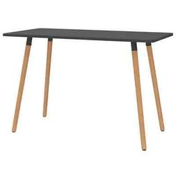 Pranzo Grigio Metallo Cucina 120x60x75cm Robusto Casa 287244