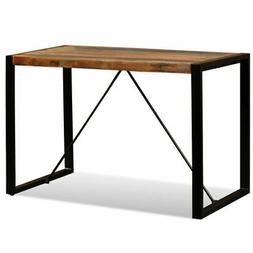 Pranzo Legno Massello Anticato Cucina 120x60x76cm Casa 24399