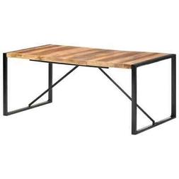 Pranzo Legno Sheesham Cucina Elegante 180x90x75cm Casa 32154