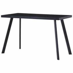 Pranzo Nero A Vetro Temperato 120x60x75cm Tavoli Nuovo 28187