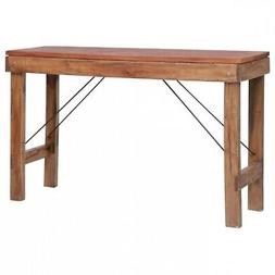 Consolle Pieghevole Massello Recupero Ingresso 130x40x80cm N