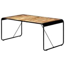 Pranzo Legno Massello Mango Grezzo Cucina 180x90x76cm Elegan