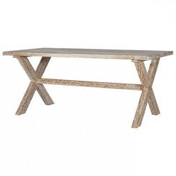 Pranzo Legno Massello Teak Cucina Cena 180x90x75cm Amici 286