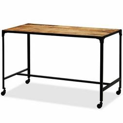 Da Pranzo Cucina In Legno Massello Di Mango E Acciaio Con Ru