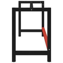 ax tavolo telaio banco lavoro metallo nero