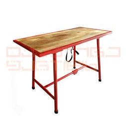 Lavoro  Pieghevole In Legno E Acciaio Officina Fai Da Te - 1