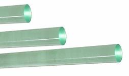 Barra Tonda Plexiglass Colorato Verde Trasparente Diametro 2