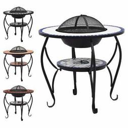 vidaXL Braciere con Mosaico 68 cm Ceramica Stufa Esterni Bar