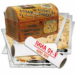 Caccia al tesoro con mappa per casa 8-10 anni-per compleanno