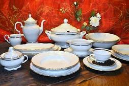 Caff&egrave; E Servizio da Tavola 12 Persone 70 Parti Porcellana S