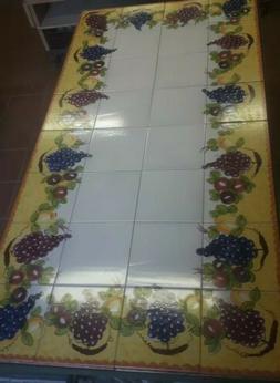 In Ceramica Vietrese 80x160 Decorato A Mano