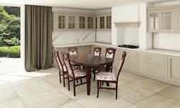 In Legno Con 6 Sedie Design