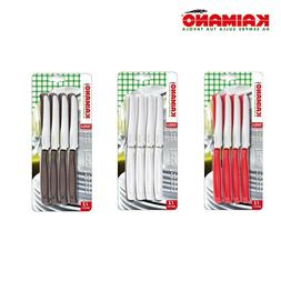 COLTELLO COLTELLI DA TAVOLA KAIMANO CONF.12 PZ LAMA DENTATA 