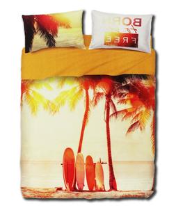 Completo letto copriletto lenzuolo Bassetti SURFING mare tav