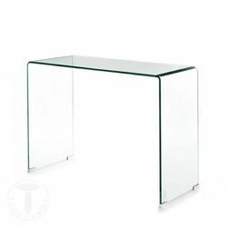 Consolle in vetro curvato 12 mm Little Bridg per soggiorno s