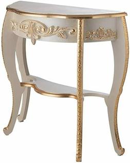 Tavolino Ingresso Panna Oro Avorio Ingresso Classico