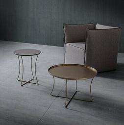 coppia tavolini coordinati da salotto rotondi pr