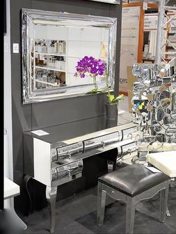 Con Cassetto Console Muro Vetro Schublade120x80cm Da Parete