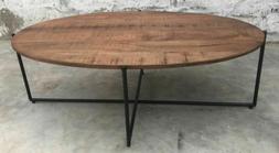 Design Tavolino da Salotto Massiccio Legno di Mango Anthony 