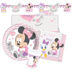 Disney Neonato Minnie Mouse Gamma Festa Compleanno - Tavola 