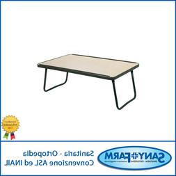ELEGANTE TAVOLINO PIEGHEVOLE IN LEGNO PER LETTO E POLTRONA
