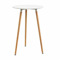 &reg; Bar blanc 110x70cm table de bar r&eacute;tro bar de la maison