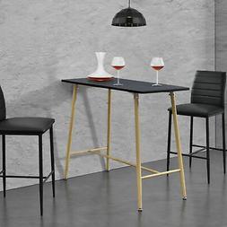 Da Bar Sgabello Rotante Tavolino Teca Angolare 110x50x90cm N