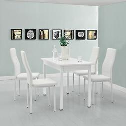 Da Pranzo Con 4 Sedie Bianco 120x60cm Cucina Sala