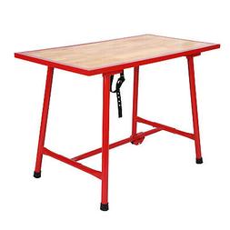 &Eacute;tabli pliable Table d&rsquo;atelier Pliante 120x62,5 cm Table 