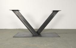 gambe piedi base in ferro per tavolo