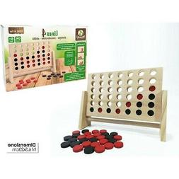 Di Societa' Linea 4 In Legno 2 Giocatori Bambini