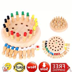 A Scacchi Con Memoria In Legno Giocattolo Educativo Bambini 