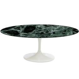 Tulip Eero Saarinen Ovale Con Marmo Verde Alpi Tisch
